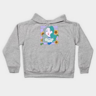 Sunflower Girl Kids Hoodie